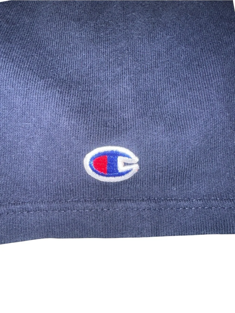 1996 Vintage Champion Navy Blue Atlanta Olympics Embroidered Tee - Picture 6 of 13